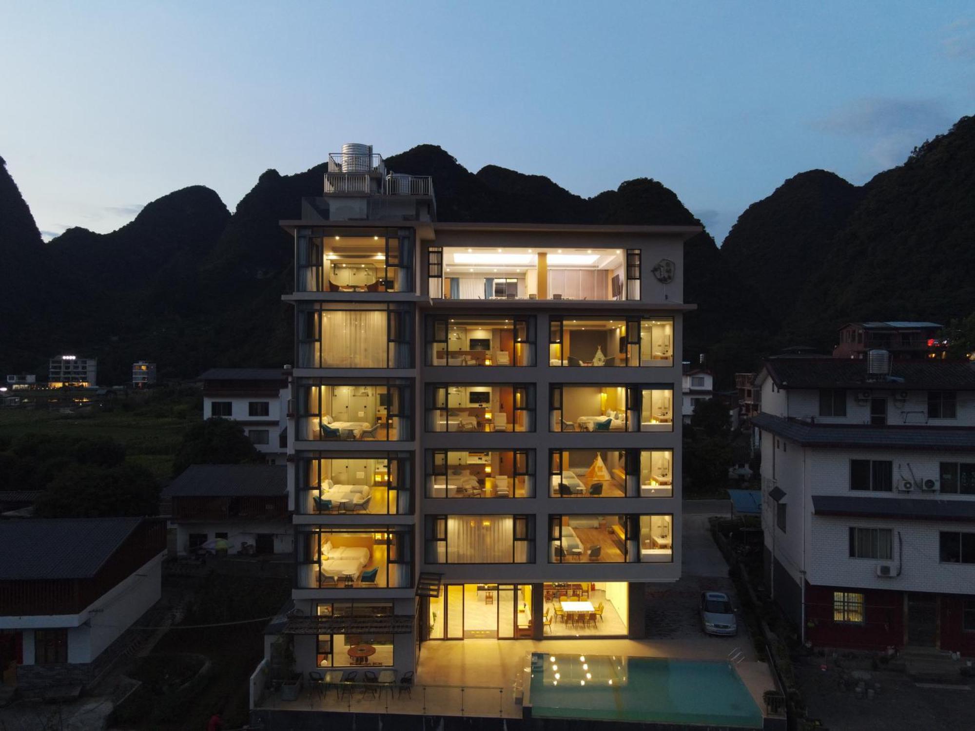 Yangshuo Lakeside Inn หยางซั่ว ภายนอก รูปภาพ
