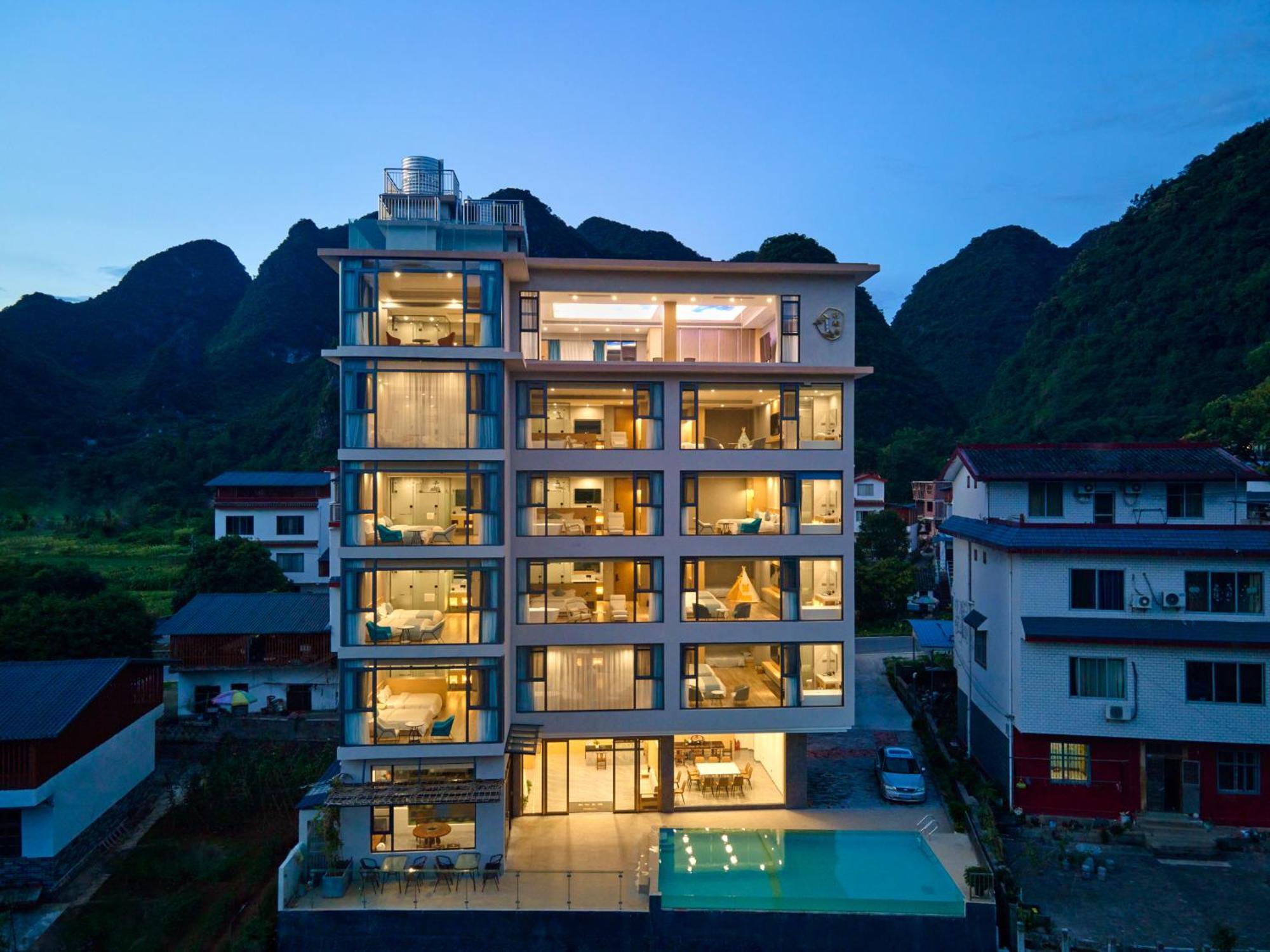 Yangshuo Lakeside Inn หยางซั่ว ภายนอก รูปภาพ